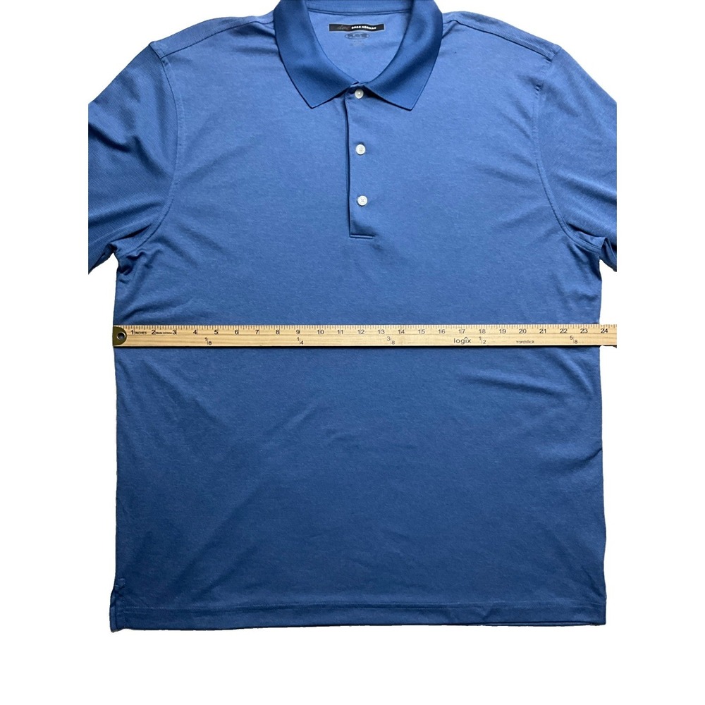 Greg Norman Men's Blue Long Sleeve Polo Shirt Size XL - Picture 3 of 7